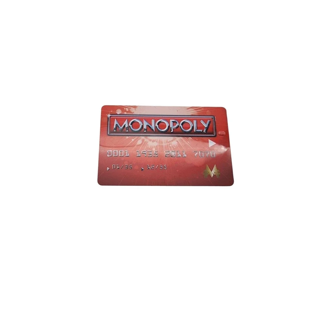 Set of 6 Monopoly Electronic Banking Replacement Cards 2011 Hasbro Bank Credit